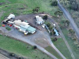 Drone flyover of slaughterhouse - Captured at Menzel's Meats, Kapunda SA Australia.