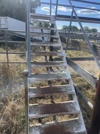 Decrepit conditions of abandoned Saleyard - Captured at Moree Saleyards, Moree NSW Australia.