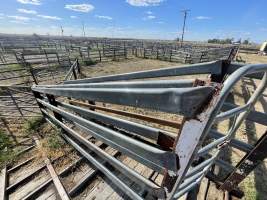 Decrepit conditions of abandoned Saleyard - Captured at Moree Saleyards, Moree NSW Australia.