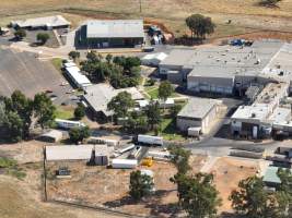 Drone flyover of slaughterhouse - Captured at Corowa Slaughterhouse, Redlands NSW Australia.