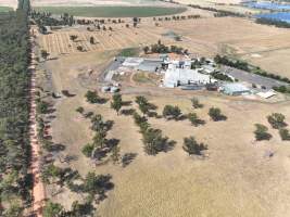 Drone flyover of slaughterhouse - Captured at Corowa Slaughterhouse, Redlands NSW Australia.