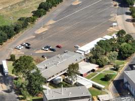 Drone flyover of slaughterhouse - Captured at Corowa Slaughterhouse, Redlands NSW Australia.