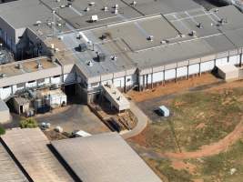 Drone flyover of slaughterhouse - Captured at Corowa Slaughterhouse, Redlands NSW Australia.