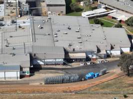 Drone flyover of slaughterhouse - Captured at Corowa Slaughterhouse, Redlands NSW Australia.