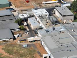 Drone flyover of slaughterhouse - Captured at Corowa Slaughterhouse, Redlands NSW Australia.