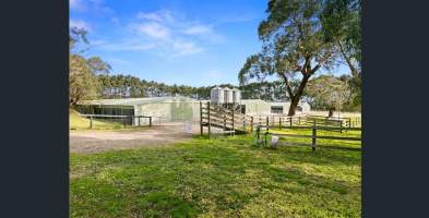 Sheds Afar - https://www.realestate.com.au/property/2-hyslops-rd-boneo-vic-3939/ - Captured at Toru Farm, Boneo VIC Australia.