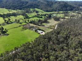 Drone flyover of slaughterhouse - Captured at The Local Meat Co, Claude Road TAS Australia.