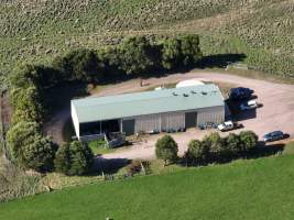 Drone flyover of slaughterhouse - Captured at The Local Meat Co, Claude Road TAS Australia.