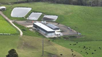 Drone flyover - A drone flyover of Scottsdale Pork's slaughterhouse. - Captured at Scottsdale Pork, Springfield TAS Australia.