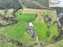 Drone flyover of slaughterhouse - Captured at Scottsdale Pork, Springfield TAS Australia.