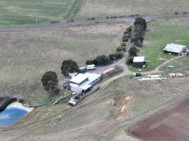 Drone flyover of slaughterhouse - Captured at Gretna Meatworks, Rosegarland TAS Australia.