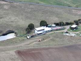 Drone flyover of slaughterhouse - Captured at Gretna Meatworks, Rosegarland TAS Australia.