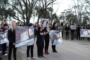 Hatchery lockdown action - In July 2016, 100 activists from across the country converged on the facility in Huntly, Victoria, with 21 entering the hatchery by surprise and halting operations for two hours in an effort to draw further public attention to the inherent cruelty of the egg industry. Over 150 male chicks - some just seconds from being killed - were rescued and are now living out their lives, happily and healthily, with experienced carers. - Captured at SBA Hatchery, Bagshot VIC Australia.