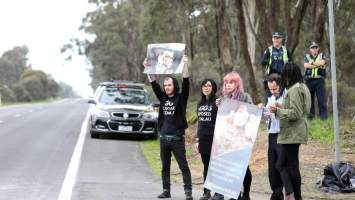 Hatchery lockdown action - In July 2016, 100 activists from across the country converged on the facility in Huntly, Victoria, with 21 entering the hatchery by surprise and halting operations for two hours in an effort to draw further public attention to the inherent cruelty of the egg industry. Over 150 male chicks - some just seconds from being killed - were rescued and are now living out their lives, happily and healthily, with experienced carers. 

Photos captured by the Bendigo Advertiser. - Captured at SBA Hatchery, Bagshot VIC Australia.