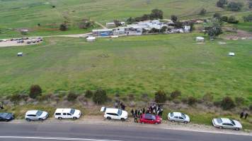 Activists occupy the rooftop of Strath Meats slaughterhouse - In September 2018, activists from Farm Transparency Project (then Aussie Farms) occupied the roof of Strath Meats in South Australia, a facility which featured heavily in Dominion. The action gained significant news coverage and shut down operations for a full day. Activists remained on the roof for 18 hours before coming down voluntarily after the slaughterhouse surrendered a sheep who would otherwise have been killed. - Captured at Strath Meats, Strathalbyn SA Australia.