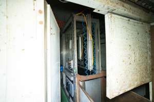 Doorway leading to knockbox - Captured at Ralphs Meat Co, Seymour VIC Australia.