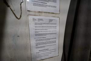 'Escaped livestock handling' policy - Captured at MD Foods Australia, Echuca VIC Australia.