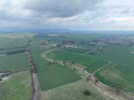 Drone flyover of piggery - Captured at Lansdowne Piggery, Kikiamah NSW Australia.
