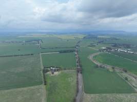 Drone flyover of piggery - Captured at Lansdowne Piggery, Kikiamah NSW Australia.