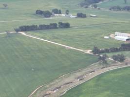Drone flyover of piggery - Captured at Lansdowne Piggery, Kikiamah NSW Australia.