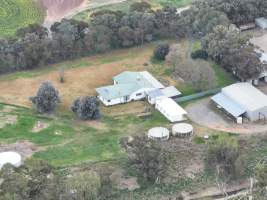 Drone flyover of piggery - Captured at Lansdowne Piggery, Kikiamah NSW Australia.