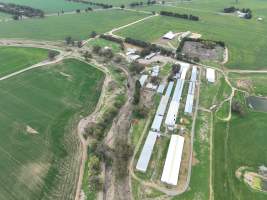 Drone flyover of piggery - Captured at Lansdowne Piggery, Kikiamah NSW Australia.