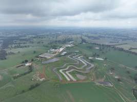 Drone flyover of piggery - Captured at Wonga Piggery, Barwang NSW Australia.