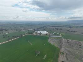 Drone flyover of piggery - Captured at Golden Grove Piggery, Young NSW Australia.