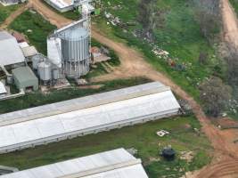 Drone flyover of piggery - Captured at Golden Grove Piggery, Young NSW Australia.