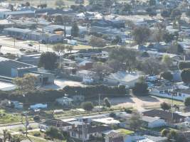 Drone flyover of slaughterhouse - Captured at Gathercole's Wangaratta Abattoir, Wangaratta VIC Australia.