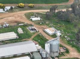 Drone flyover of piggery - Captured at Golden Grove Piggery, Young NSW Australia.