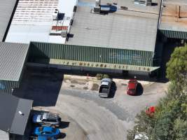 Drone flyover of slaughterhouse - Captured at Game Meats Company Slaughterhouse, Eurobin VIC Australia.