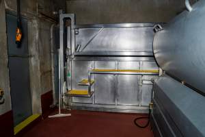 View of the knockbox at Millmerran Meats - Captured at Millmerran Meats, Millmerran QLD Australia.