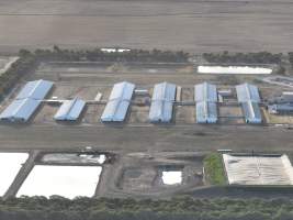 Drone flyover of piggery - Captured at Walla Farms Piggery, Yarrawalla VIC Australia.