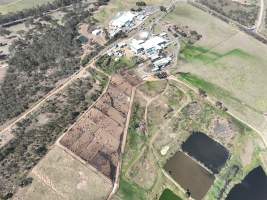 Drone flyover of slaughterhouse - Captured at Greenmountain Food Processing, Coominya QLD Australia.
