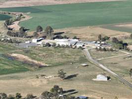 Drone flyover of slaughterhouse - Captured at Carey Bros Abattoir, Yangan QLD Australia.