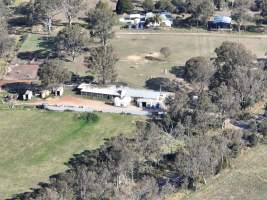 Drone flyover of slaughterhouse - Captured at Crows Nest Meatworks, Crows Nest QLD Australia.