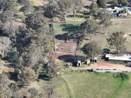 Drone flyover of slaughterhouse - Captured at Crows Nest Meatworks, Crows Nest QLD Australia.