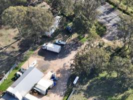 Drone flyover of slaughterhouse - Captured at Crows Nest Meatworks, Crows Nest QLD Australia.