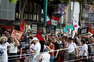 Dominion Animal Rights March 2025 - Photos taken at the Dominion Animal Rights March in 2025, where activists and members of the public marched in the Melbourne CBD for animals exploited within Australia and across the world. - Captured at VIC.