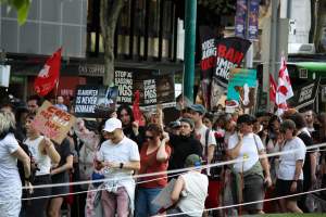 Dominion Animal Rights March 2025 - Photos taken at the Dominion Animal Rights March in 2025, where activists and members of the public marched in the Melbourne CBD for animals exploited within Australia and across the world. - Captured at VIC.