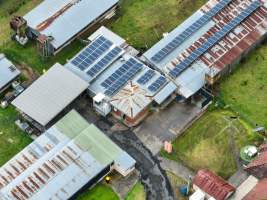 Drone photo of slaughterhouse - Captured at E.T Chicken Processing, Llandilo NSW Australia.