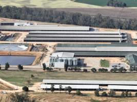 Drone flyover of Moxey Dairy - Moxey Farms is the first and largest property operated by Australian Fresh Milk Holdings (AFMH). It is also the largest single-site dairy in the country, housing and milking thousands of cows across nine freestall barns and three milking parlours, plus a maternity shed, feed centre and hospital. AFMH is the country’s biggest dairy farming operator.
At any given time, Moxey Dairy houses 11,000 cows and is milking 5,500 of those cows each day, producing 40 litres of milk per cow per day. Annually, the farm produces 80 million litres of milk, or 220,000 litres per day.
- Captured at Moxey Dairy, Paytens Bridge NSW Australia.