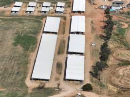 Drone flyover of Moxey Dairy - Moxey Farms is the first and largest property operated by Australian Fresh Milk Holdings (AFMH). It is also the largest single-site dairy in the country, housing and milking thousands of cows across nine freestall barns and three milking parlours, plus a maternity shed, feed centre and hospital. AFMH is the country’s biggest dairy farming operator.
At any given time, Moxey Dairy houses 11,000 cows and is milking 5,500 of those cows each day, producing 40 litres of milk per cow per day. Annually, the farm produces 80 million litres of milk, or 220,000 litres per day.
- Captured at Moxey Dairy, Paytens Bridge NSW Australia.