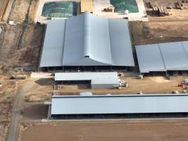 Drone flyover - AFMH Coomboona (breeding) - Located 30km northwest of Shepparton, Coomboona Farms is AFMH’s first Victorian dairy property. Coomboona was formerly owned by billionaire Gerry Harvey, before being bought by AFMH, which is a partnership between the Moxey and Perick families.
The property has the capacity to milk over 2500 cows, and produce 30 million litres of milk annually. Cows are housed in freestall barns and milked in a commercial rotary dairy. The dairy is split between two locations, with one acting as a breeding, maternity and nursing facility and the other housing milking cows. - Captured at AFMH Coomboona Farms Module 2 (Breeding), Coomboona VIC Australia.
