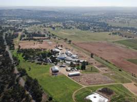 Drone flyover of slaughterhouse - Captured at Cowra Meat Processors, Cowra NSW Australia.