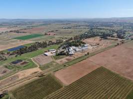 Drone flyover of slaughterhouse - Captured at Cowra Meat Processors, Cowra NSW Australia.