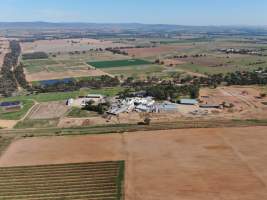 Drone flyover of slaughterhouse - Captured at Cowra Meat Processors, Cowra NSW Australia.