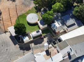 Drone flyover of slaughterhouse - Captured at Cowra Meat Processors, Cowra NSW Australia.