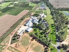 Drone flyover of slaughterhouse - Captured at Cowra Meat Processors, Cowra NSW Australia.